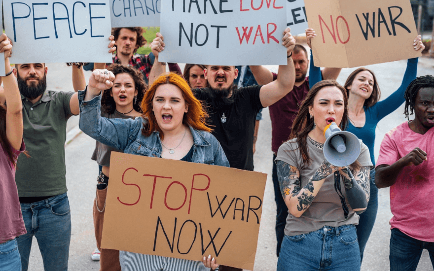 Community peace march